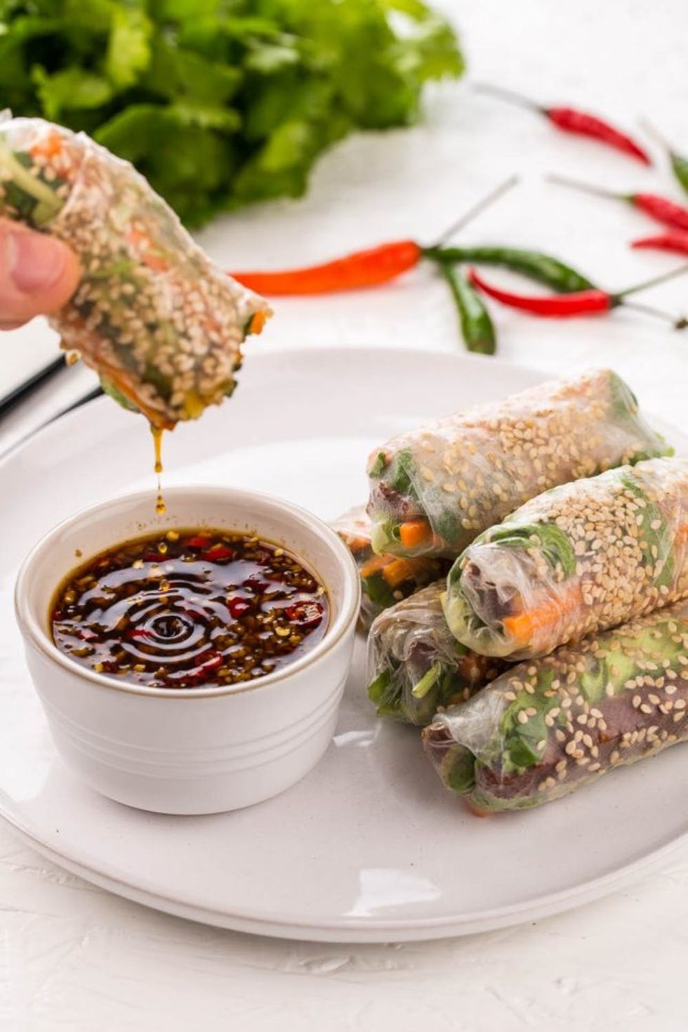 13 Colorful Spring Roll Recipes to Lighten and Brighten Meatless Monday
