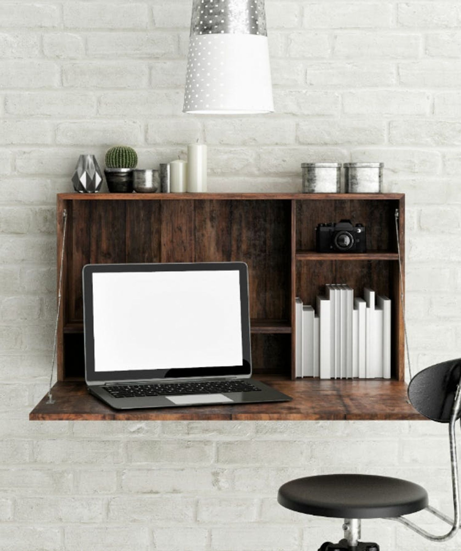 Wall-Mounted Desks and Other Space Savers - Brit + Co