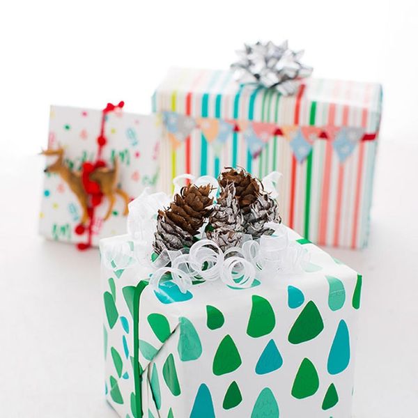 Upcycle Last Year’s Holiday Decor To Make Gift Toppers - Brit + Co