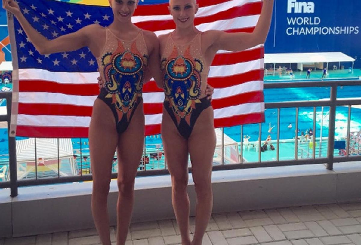Us Synchronized Swimmers Style Swear By This Super Weird Hair Hack Brit Co