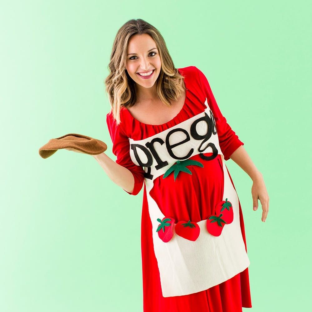 8 Easy DIY Halloween Maternity Costumes Brit Co   Image 