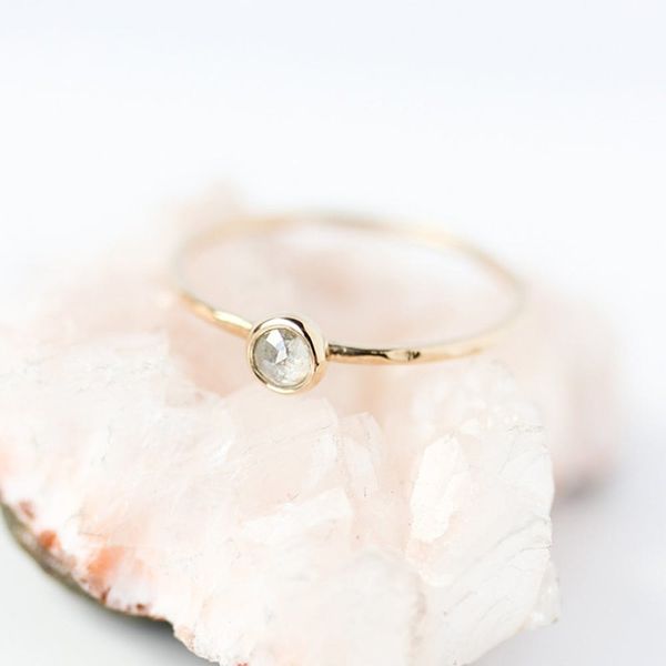 10 Minimalist Diamond Engagement Rings for the Modern Bride - Brit + Co