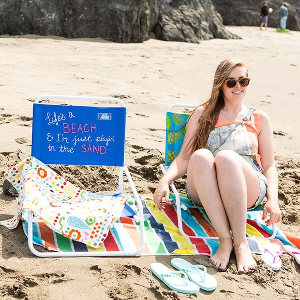 Upgrade Your Beach Chairs With These Three Hacks Brit Co
