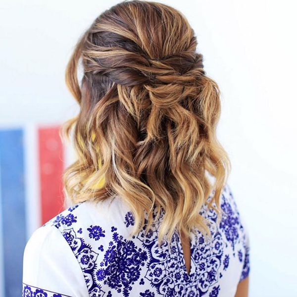 10 Mid Length Hairstyles To Wear To All Your Summer Events Brit Co