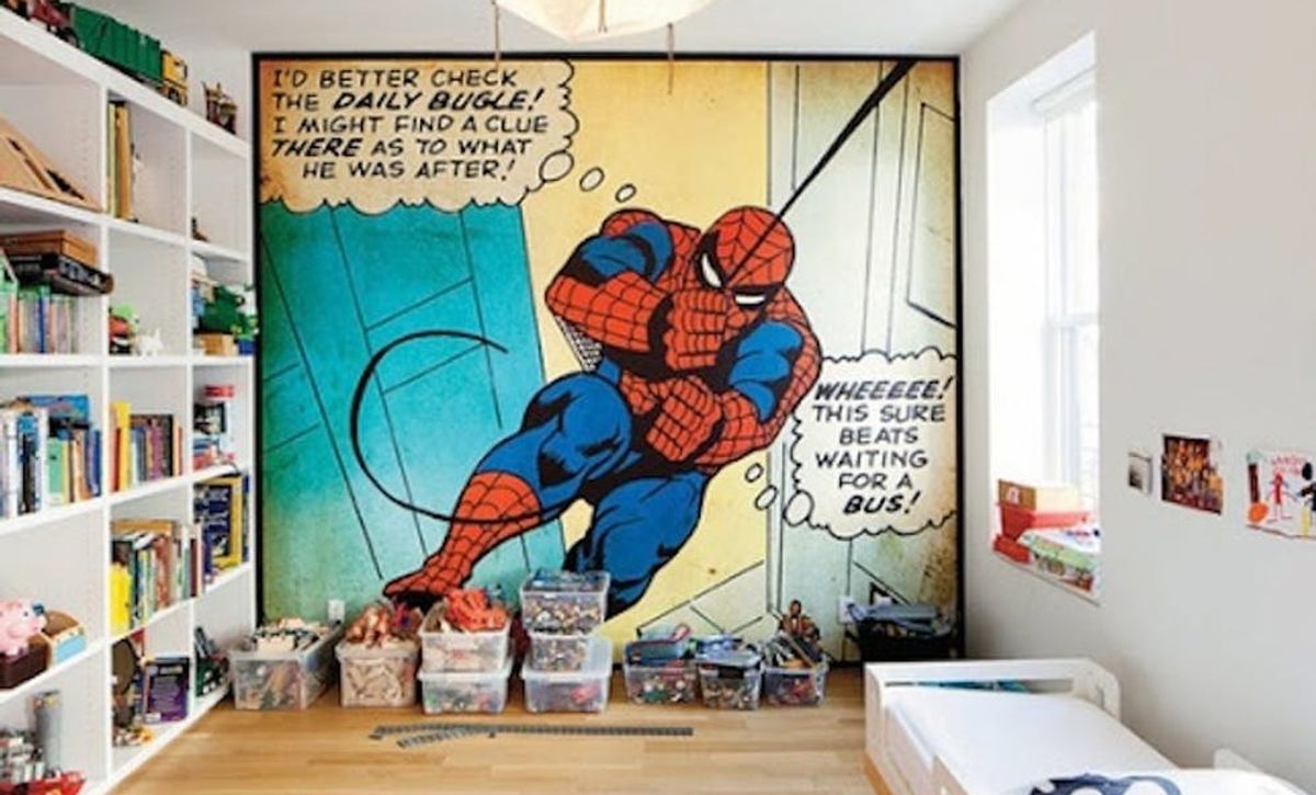 Pow 15 Comic Book Inspired Kids Rooms To The Rescue Brit Co