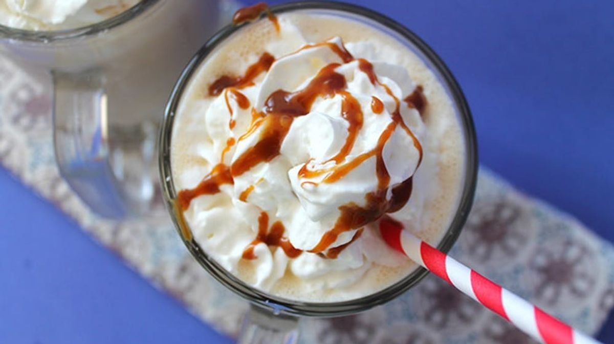 Spike Your Sweets Salted Caramel Bourbon Milkshake Brit