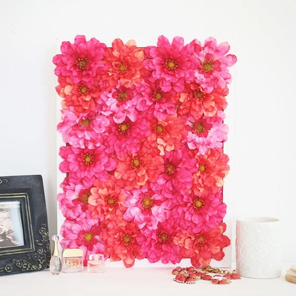 Make This Dreamy Floral Artwork in Minutes - Brit + Co