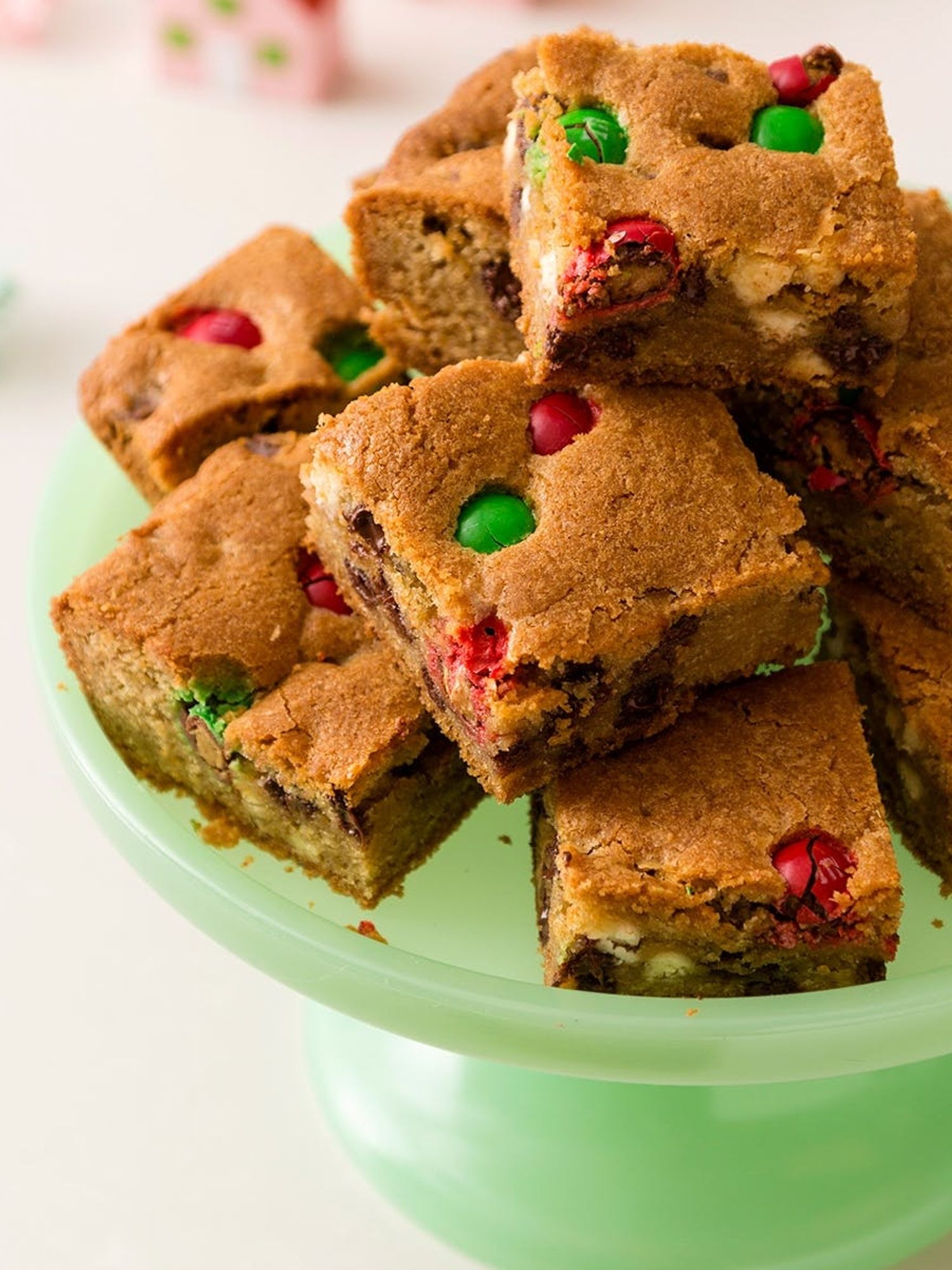 This M M S Christmas Cookie Bar Recipe Stands No Chance Of Survival At Holiday Parties Brit Co