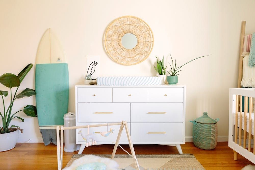 modern nursery dresser