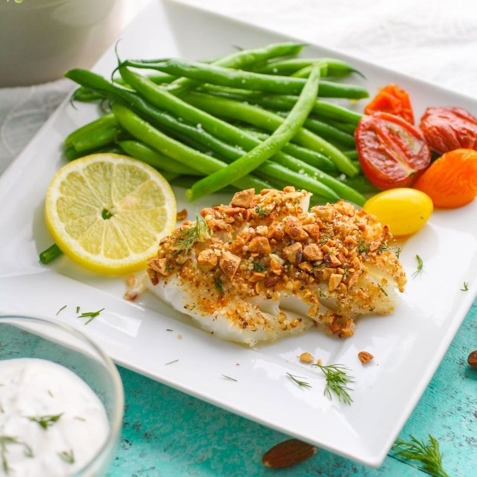 Baked Almond-Crusted Cod Recipe