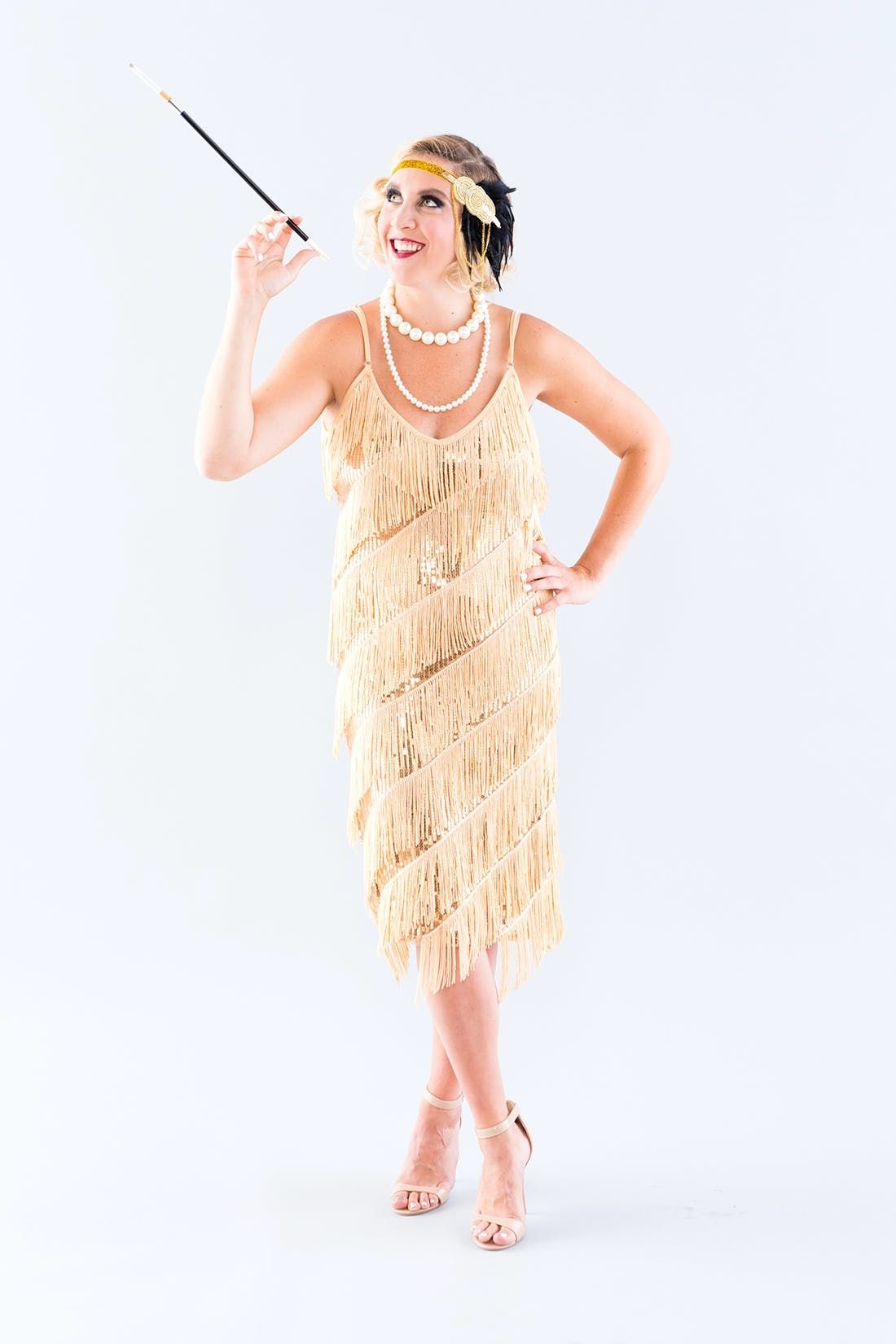 last minute flapper costume diy