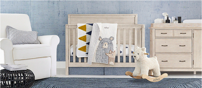 pottery barn baby rooms