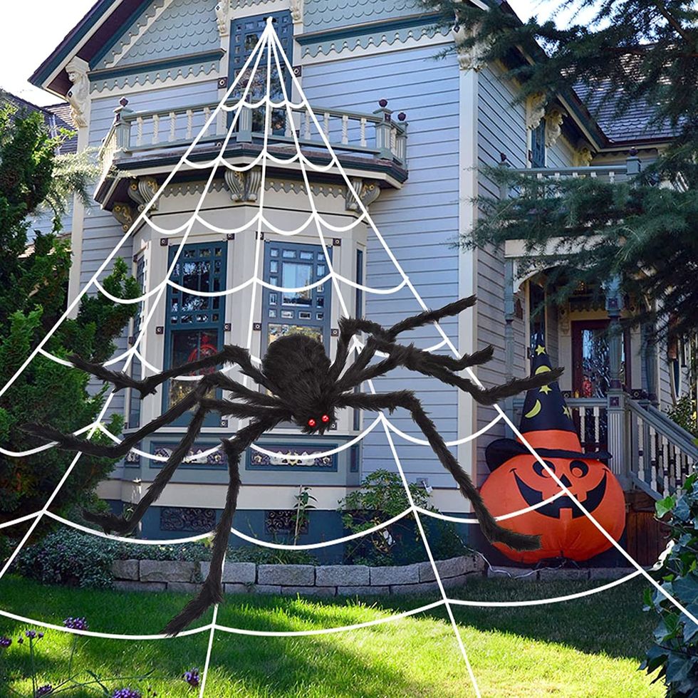 Giant Halloween Spider Web