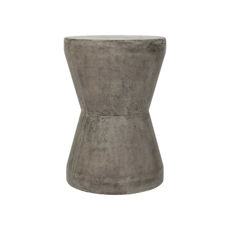 stone gray end table