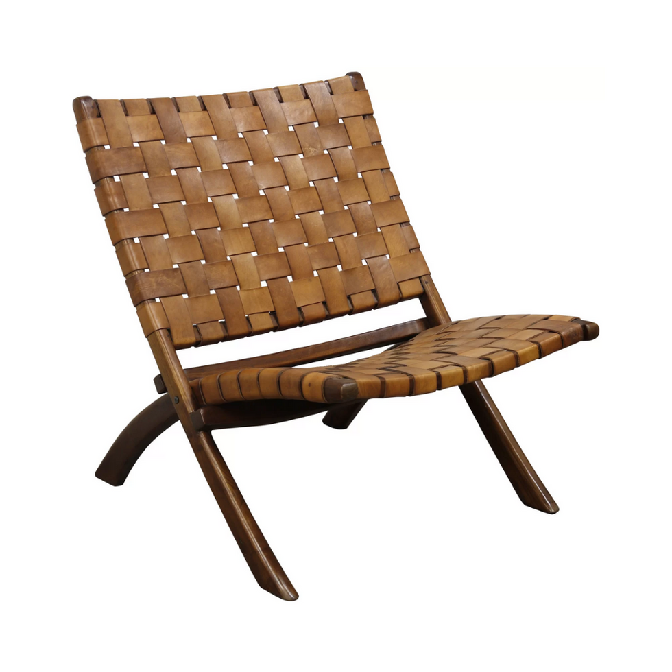 brown lounge chair decor