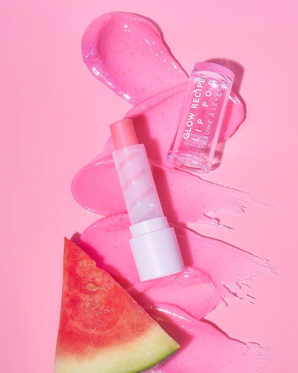 pink tube of glow recipe watermelon lip pop