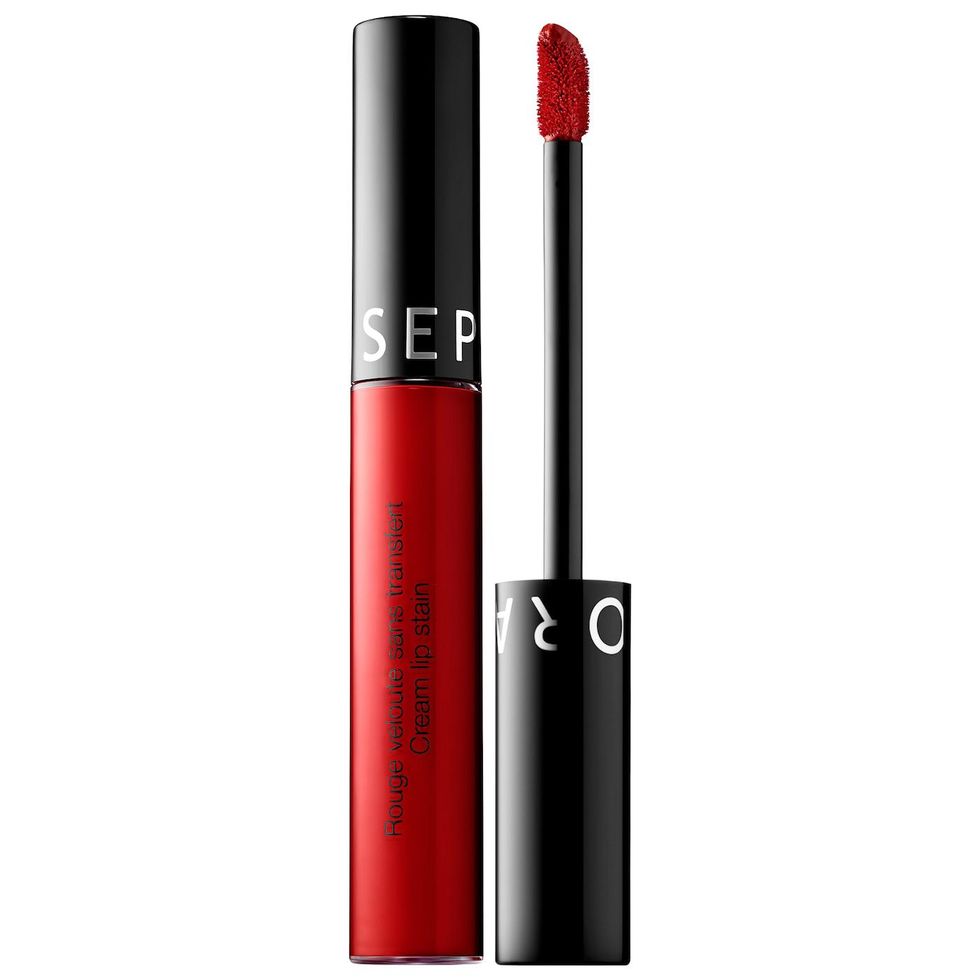 sephora brand liquid red lipstick