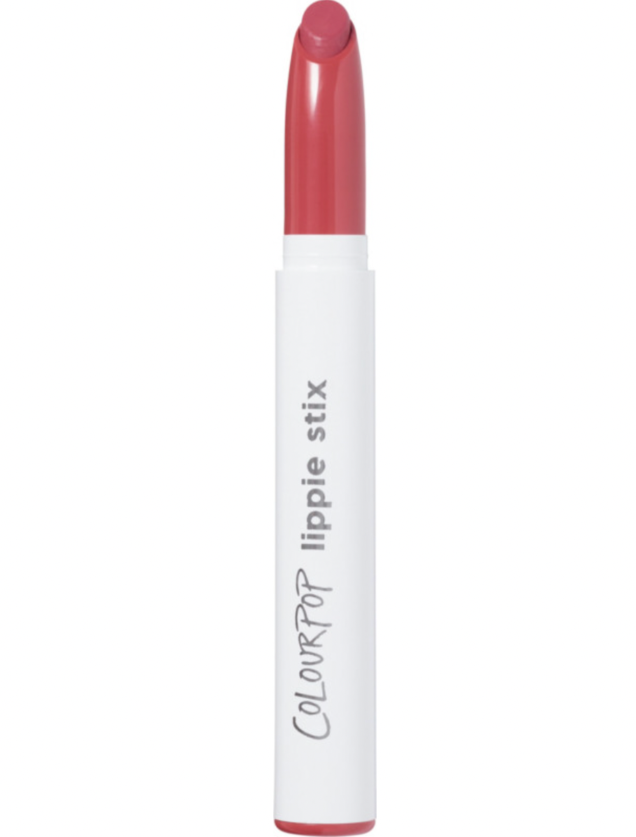 white tube of lippie stix with coral lip stick inside