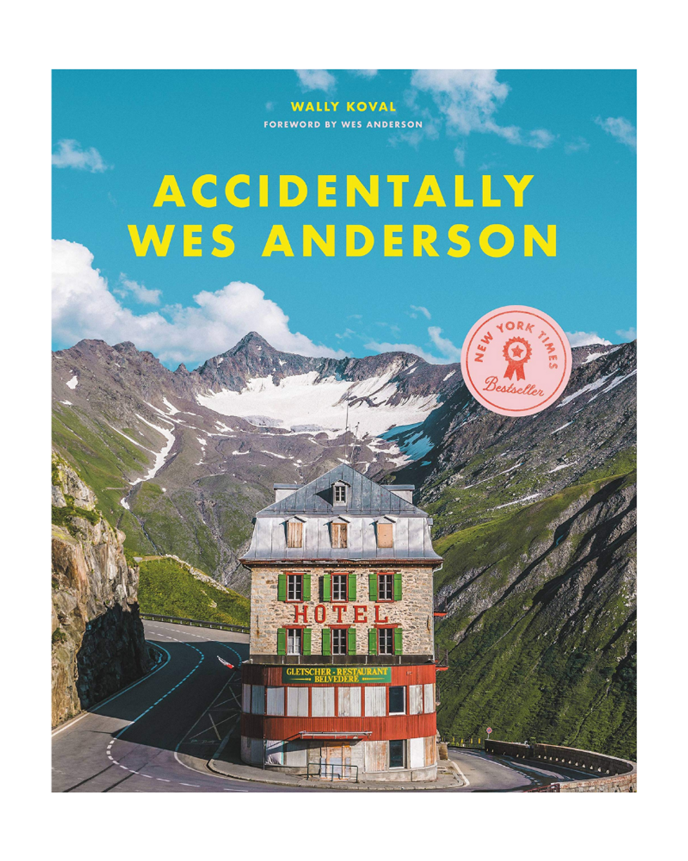 accidentally wes anderson coffee table book with hotel in the middle of the alps