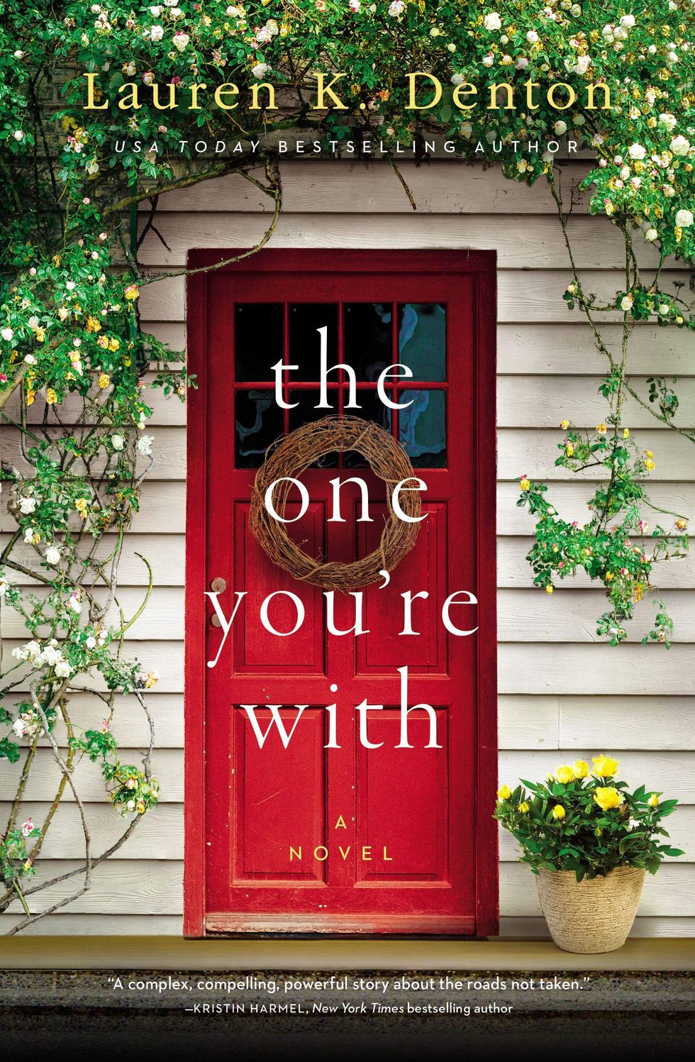 the one you're with cover with red door and white writing