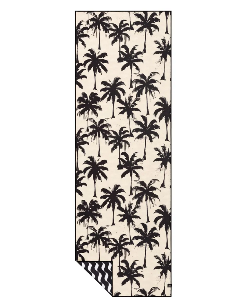 squiggle and palm tree Luca 2-Piece Yoga & Fitness Towel Bundle