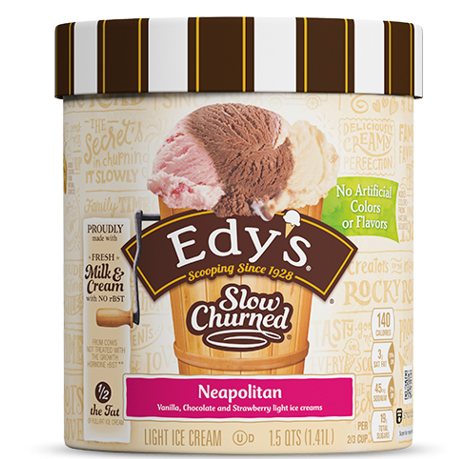 Edy's Neapolitan ice cream