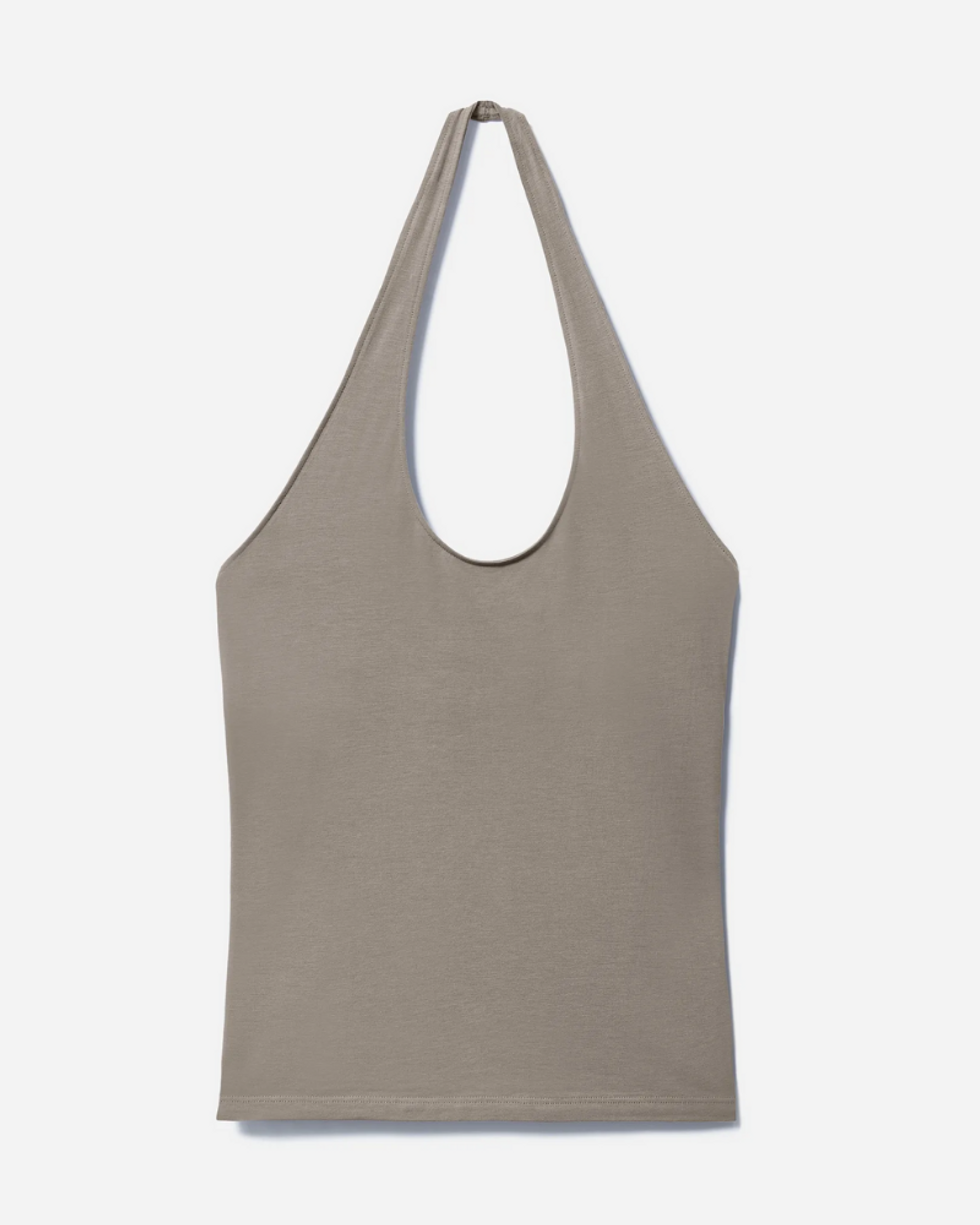 gray Everlane The Halter Tank