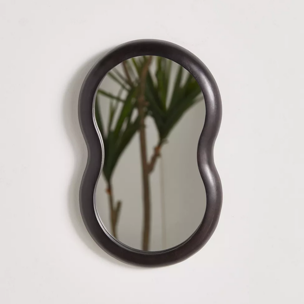 Urban Outfitters Kali Wall Mirror with black squiggly frame