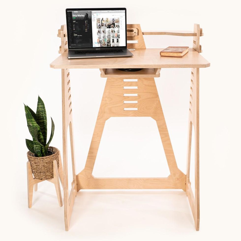 cute wfh standing desk