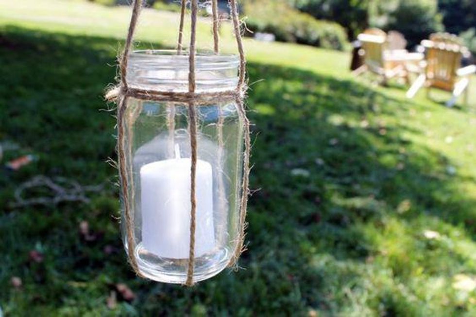 diy Hanging Jar Lanterns