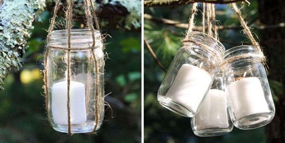 diy Hanging Jar Lanterns