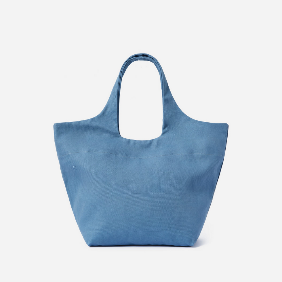 blue \u200bEverlane The Canvas Basket Tote