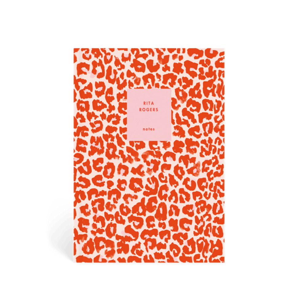 Papier Leopard Print Notebook