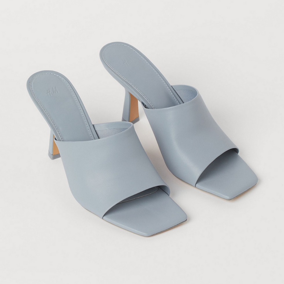 gray blue \u200bH&M Mules