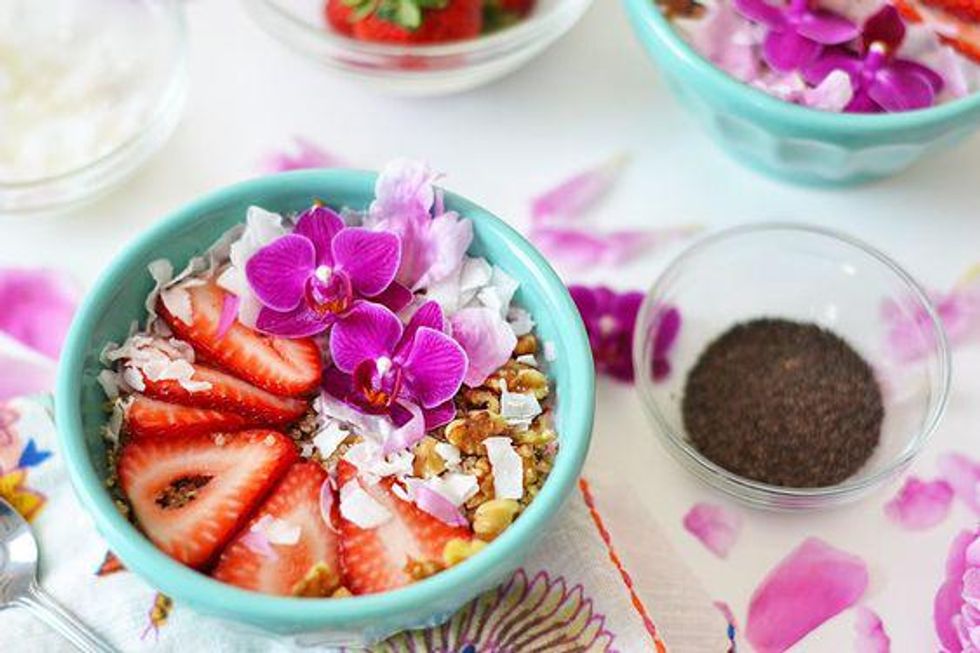 Strawberry Chia Quinoa Bowl