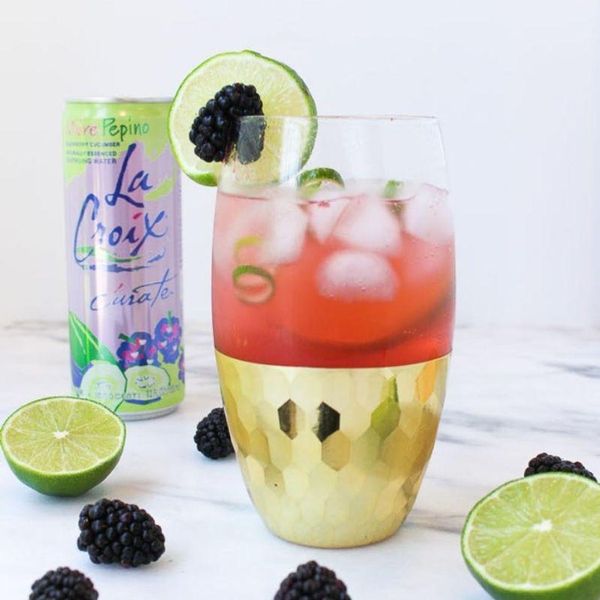 diy Blackberry Lime Fizz