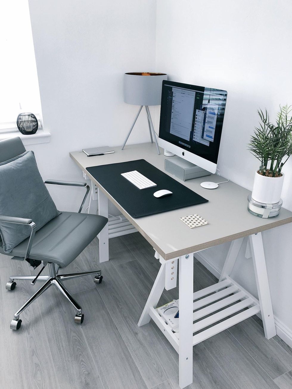 minimal desk space