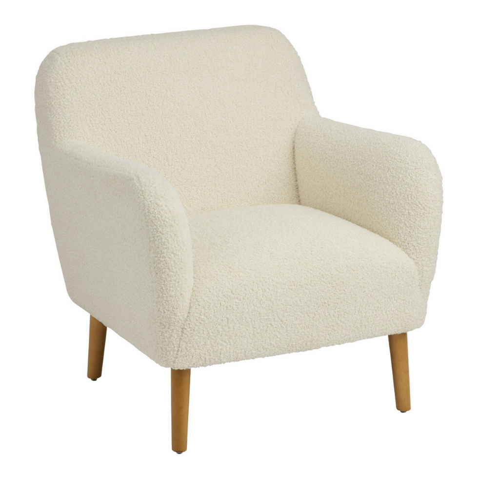 World Market Faux Sherpa Freja Armchair