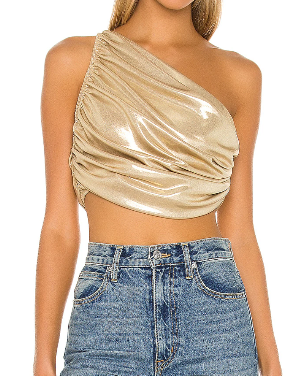 Norma Kamali X REVOLVE Diana Crop Top going out