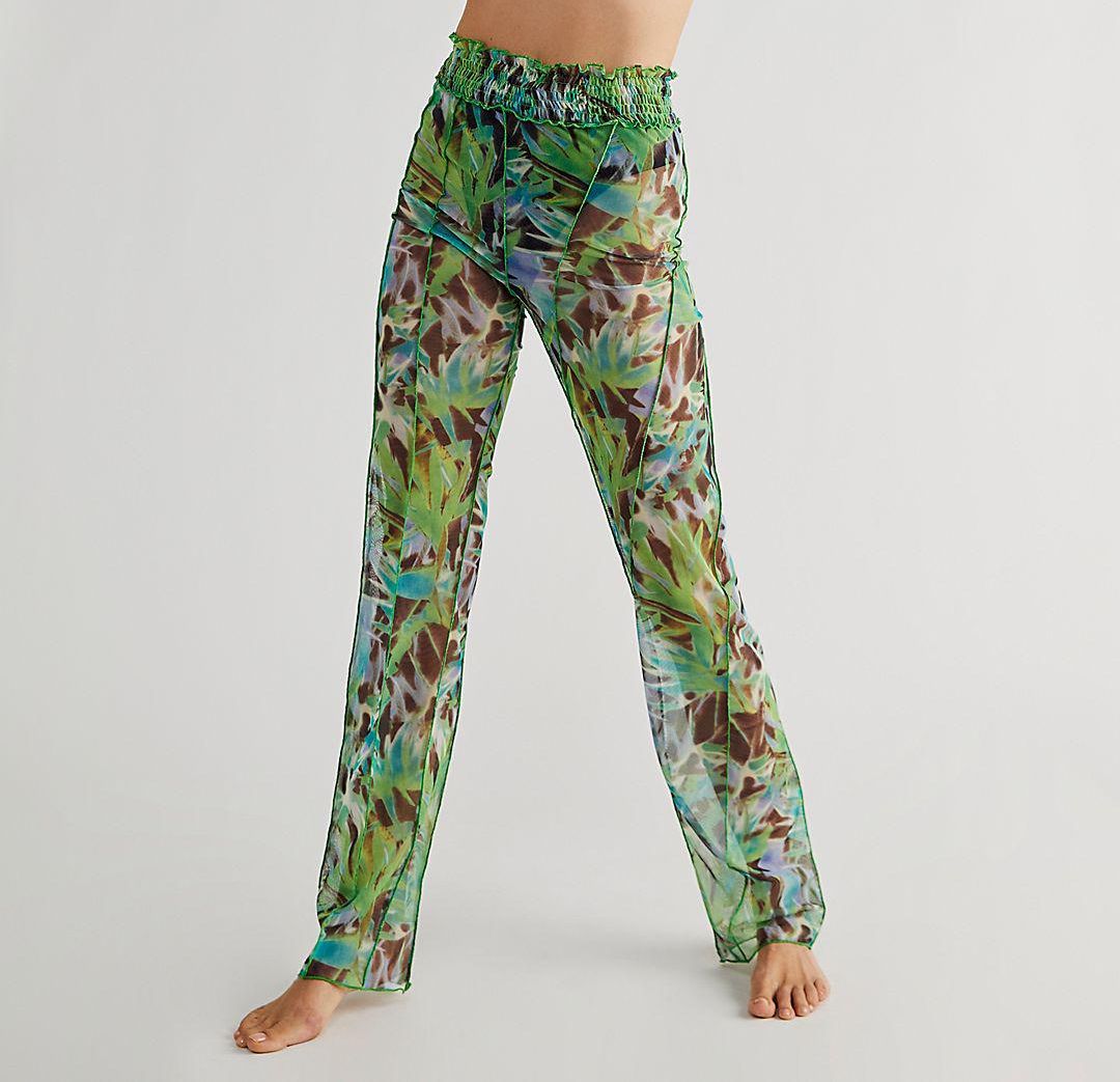 \u200bKim Shui Multicolor Mesh Pants