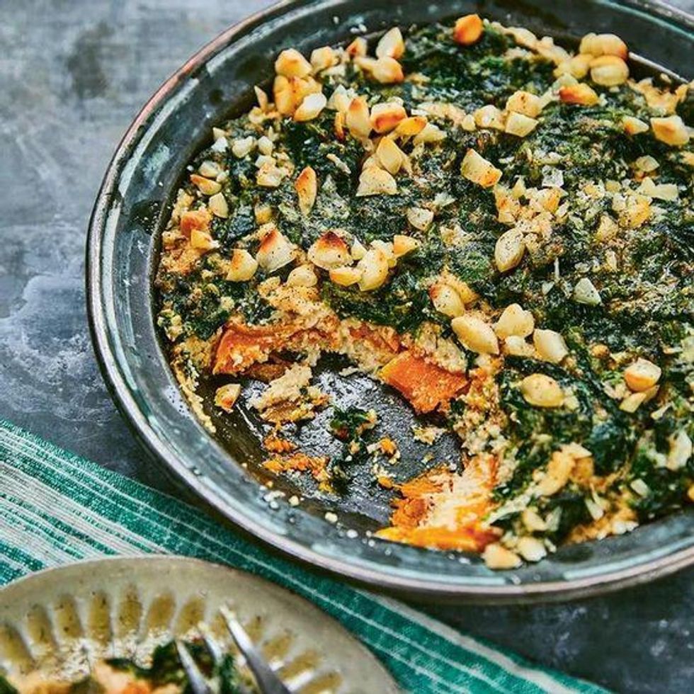 Butternut Squash & Spinach Casserole