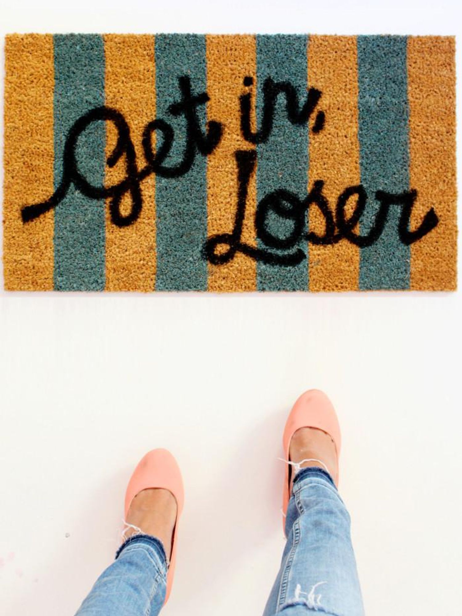 DIY Mean Girls Doormat