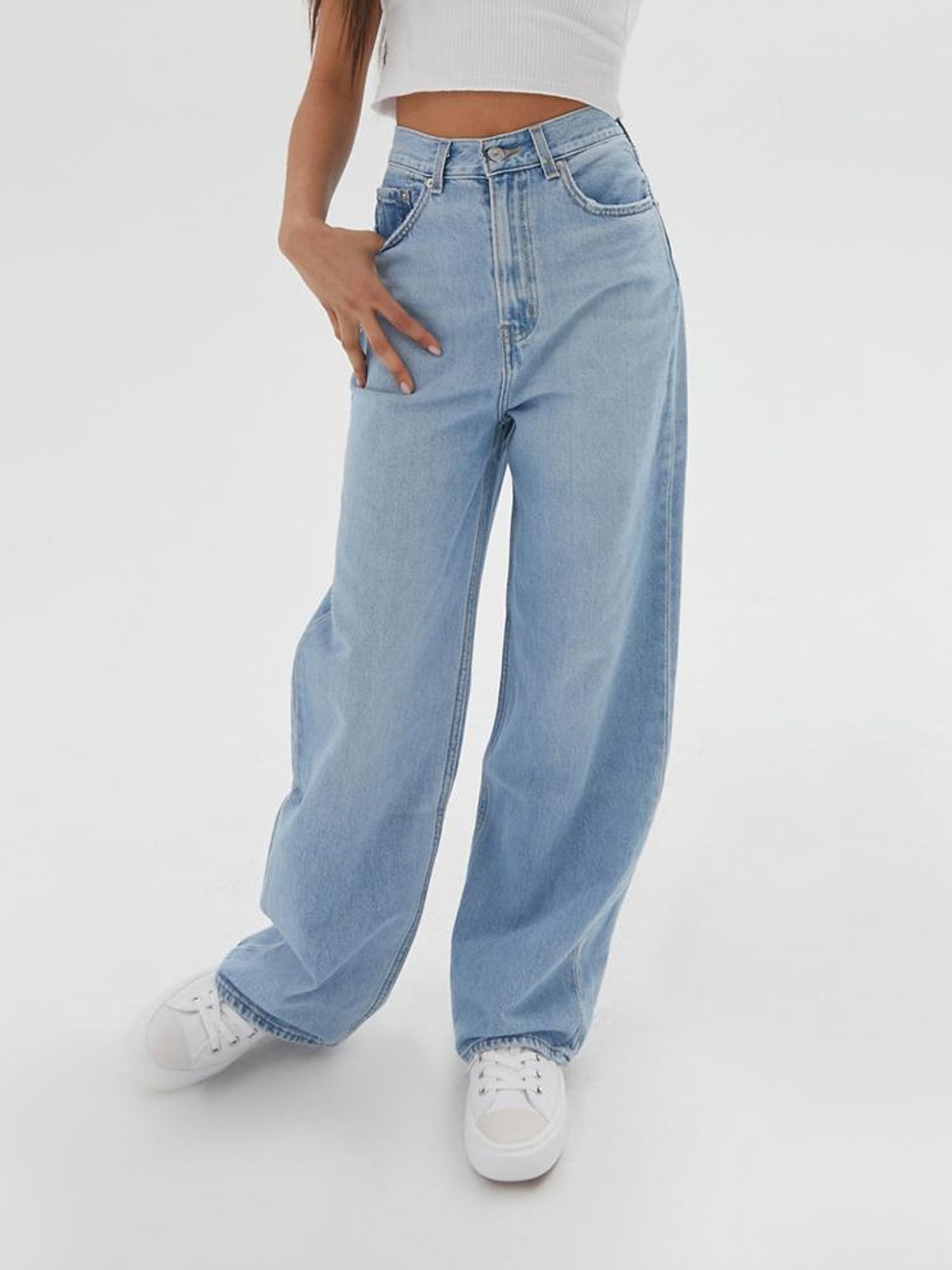 \u200bLevi's High Loose Jean fall denim trends 2021