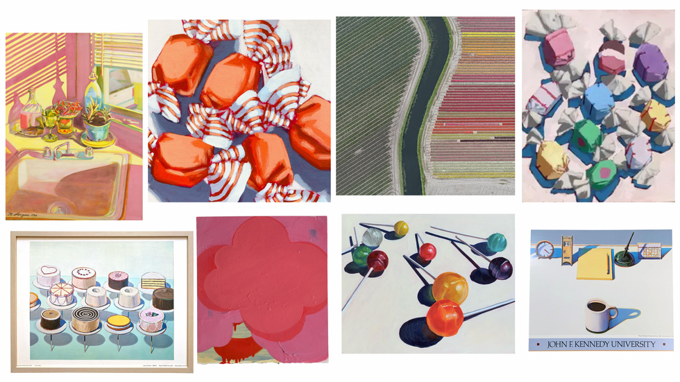 \u200bWayne Thiebaud Inspired: Color, Symmetry and Confections fall decor trend