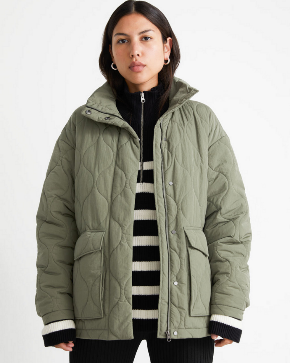 \u200b& Other Stories Quilted Zip Jacket