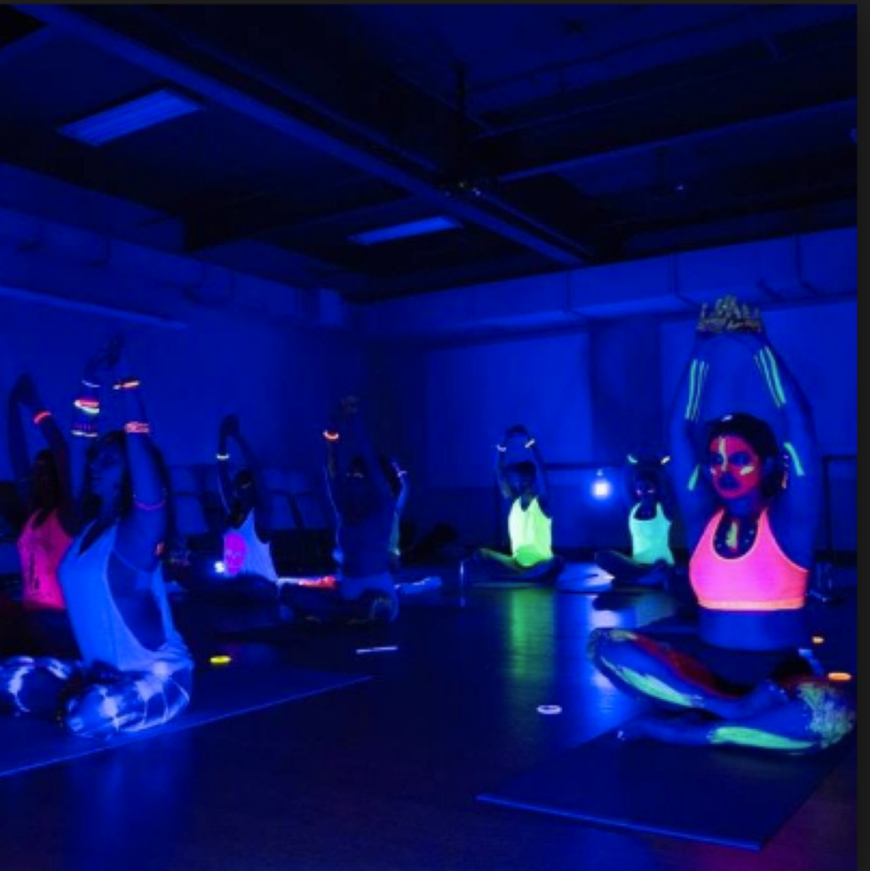 Glow In the Dark Yoga