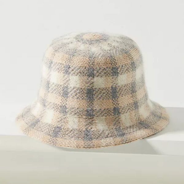 Anthropologie Plaid Bucket