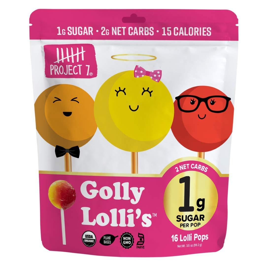 Project 7 Low Sugar Organic Certified Golly Lolli's