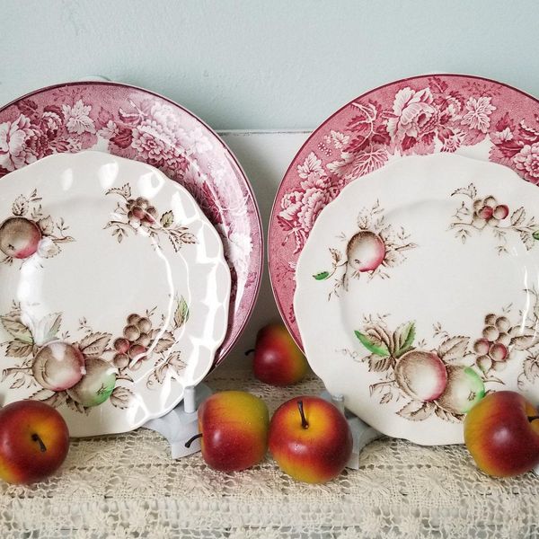 Etsy Vintage Transferware Set cottagecore decor