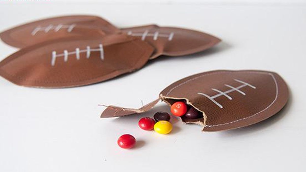 Football Candy Pouches